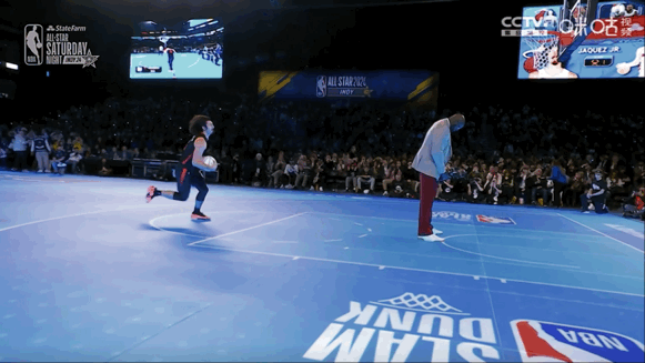 这第一个就飞奥尼尔[傻眼]#nba全明星# ​​​