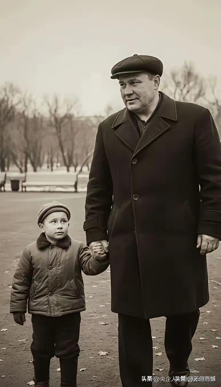 网上流传的这张“普京和父亲散步”的照片，其实是AI生成的虚构画面，并非真实历史照