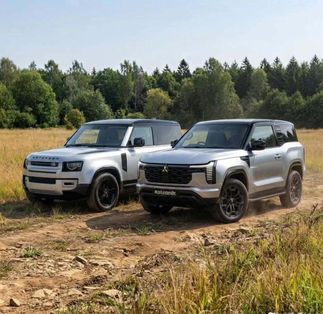 Mitsubishi Pajero 3-door or Defender 90