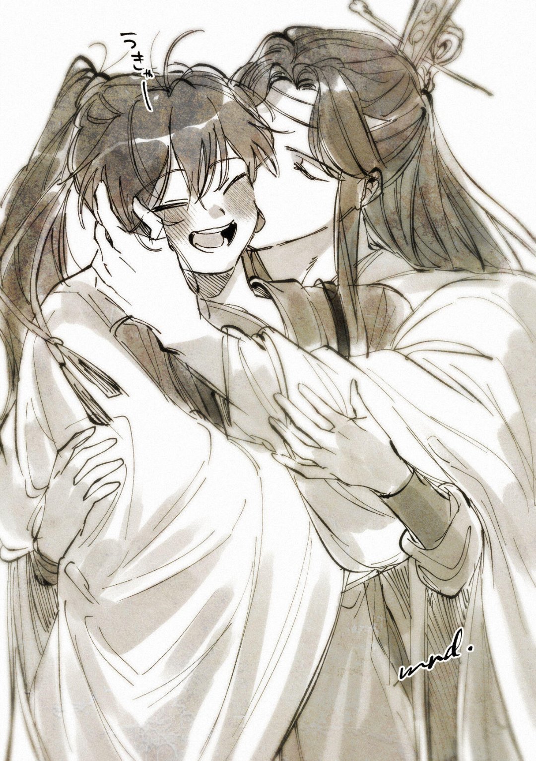 蓝湛吃苹果🍎X：golongolon5魔道祖师忘羡
