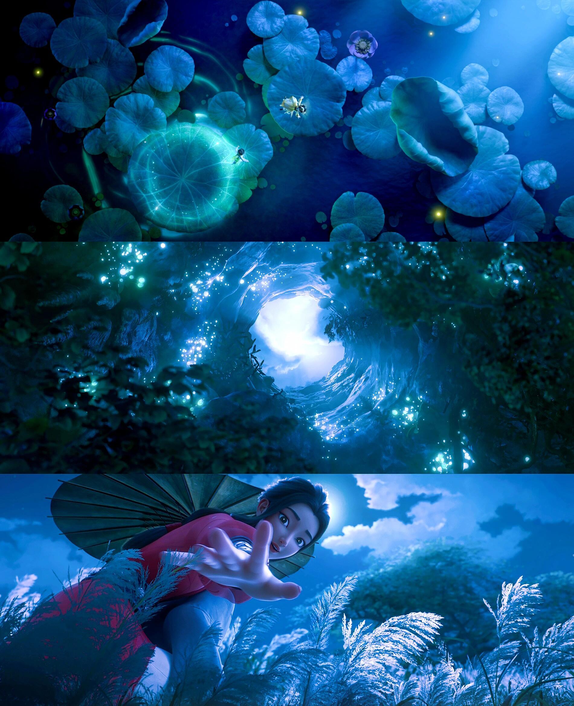 追光动画一看到花瓣雨就该哭了追光《兰若寺》用一场“花瓣雨”征服全场！彼岸花雨的凄