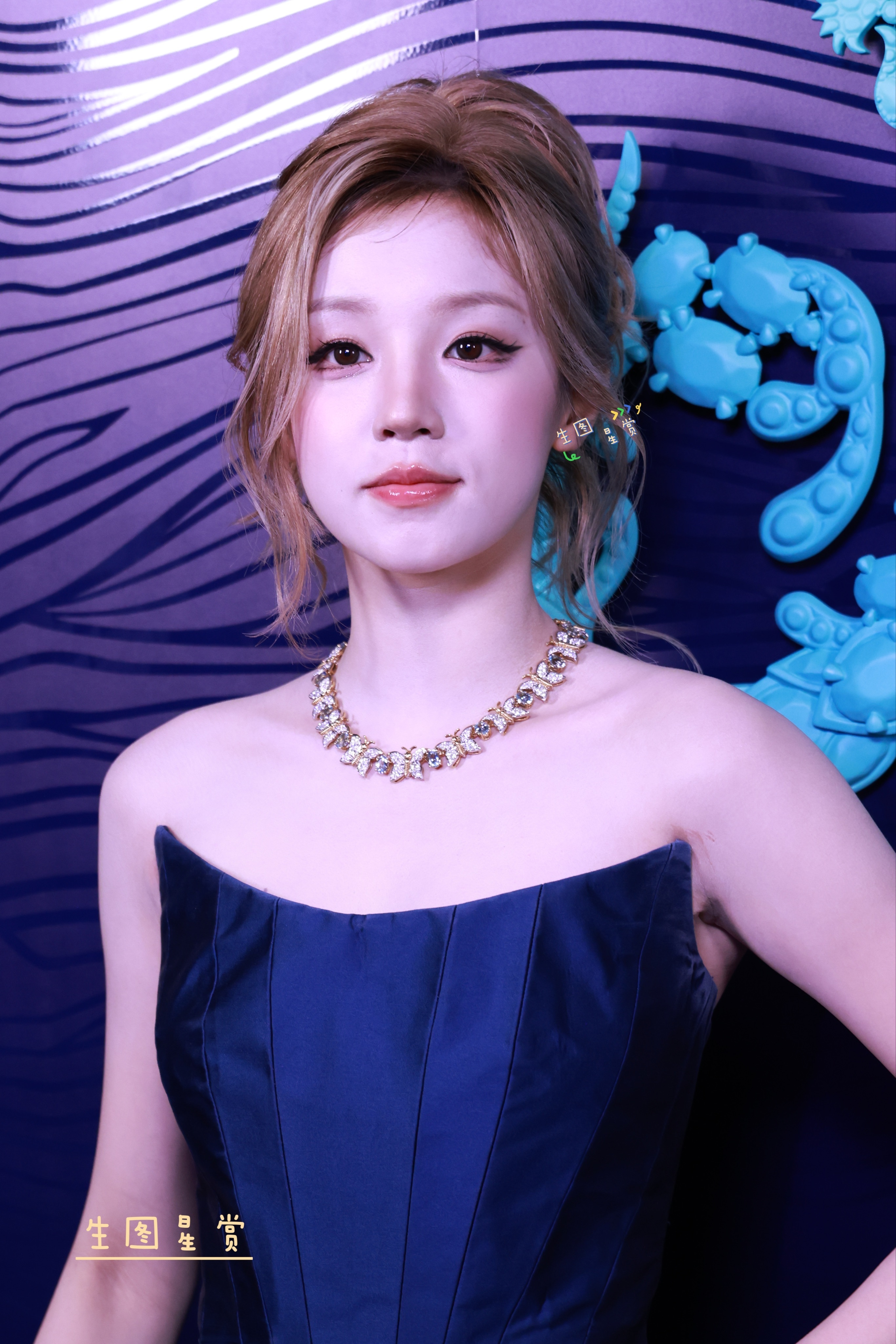 宋雨琦蒂芙尼活动生图好洋气的蓝精灵🦋[比耶]宋雨琦tiffany高珠展晚宴宋雨