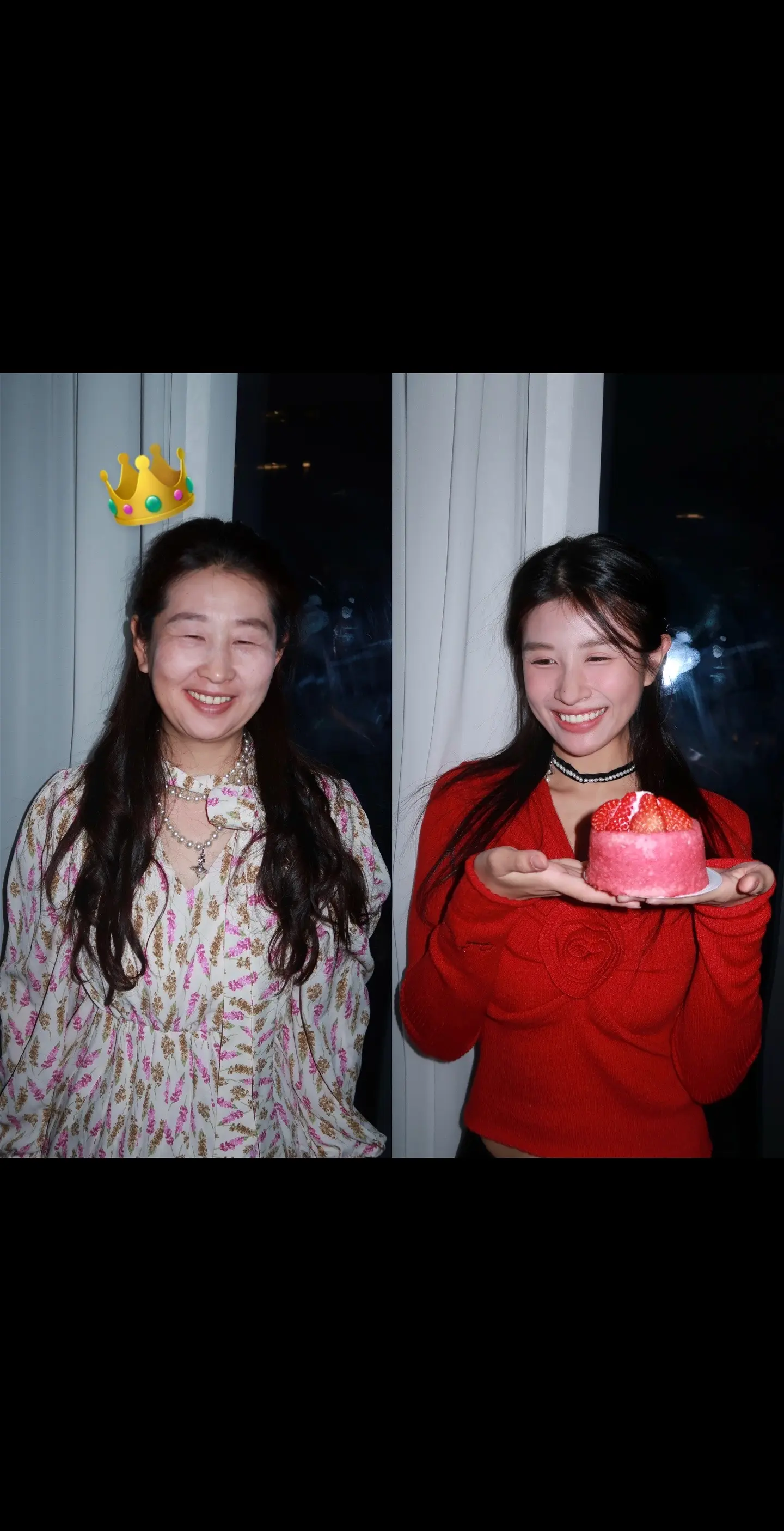 妈咪生日快乐！新的25🎂。时间流逝的很快，但妈咪还是一如既往的美丽与可爱！希望妈咪不要被年龄困扰～健健康康快快乐乐的开启新的25岁旅程哦