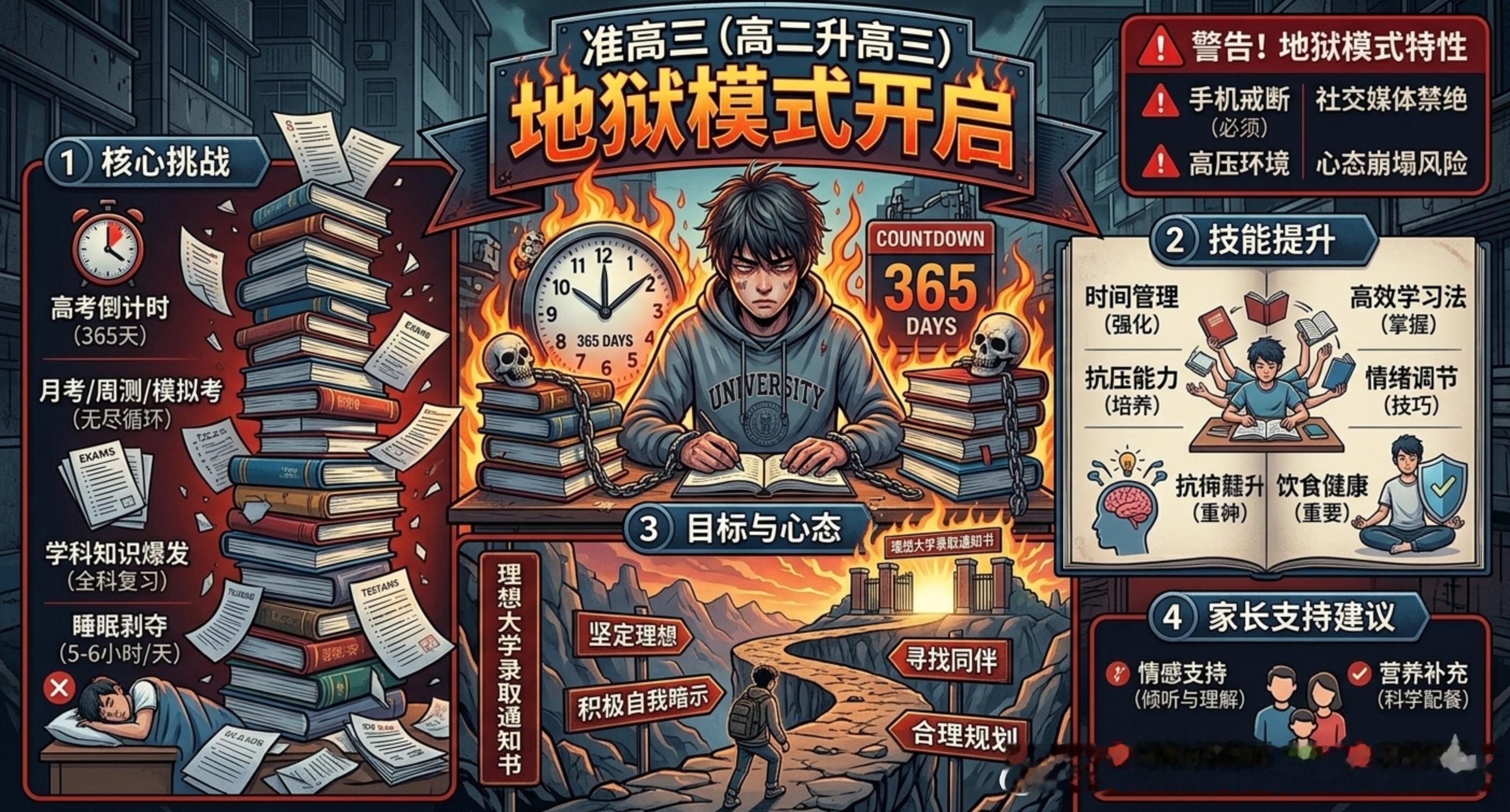 高考结束的第一批受害者出现了 高三学长学姐前脚刚走，高二学生后脚就被无缝衔接顶上