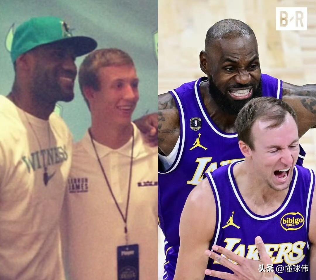 偶像的力量！肯纳德谈詹姆斯：

“勒布朗是我的偶像。”

“从小到大。”

“我