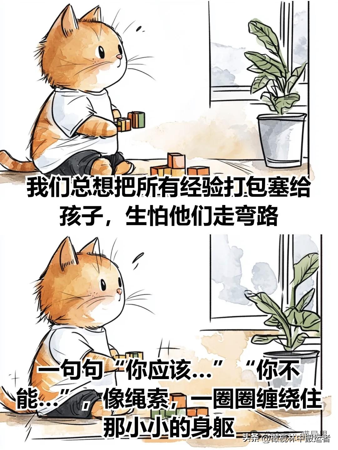 治愈漫画 I 毁掉一个孩子最快的方式：不停讲道理漫画治愈心灵 亲子治愈漫画