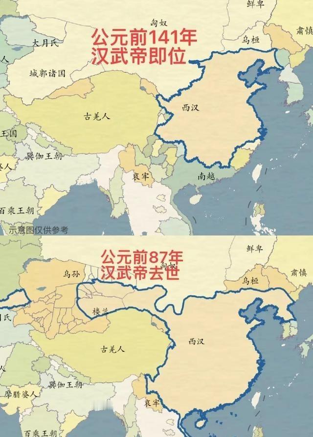 为什么汉武帝值得大书特书？因为汉武帝向后世展示了国力上升期的正确打开方式： 那就