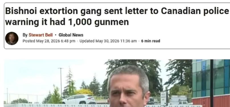 笑死了，由于加拿大的印度人越来越多，印度人已经开始在加拿大组织起了黑帮，并且公然
