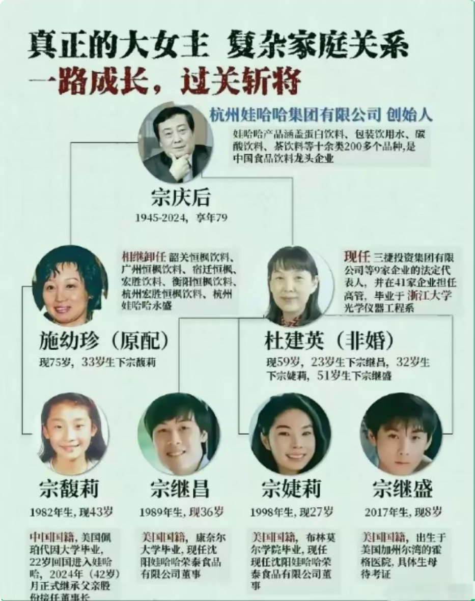 宗馥莉18亿美元遭冻结，同父异母弟弟新开公司：宗家商业版图正在被重新切割 