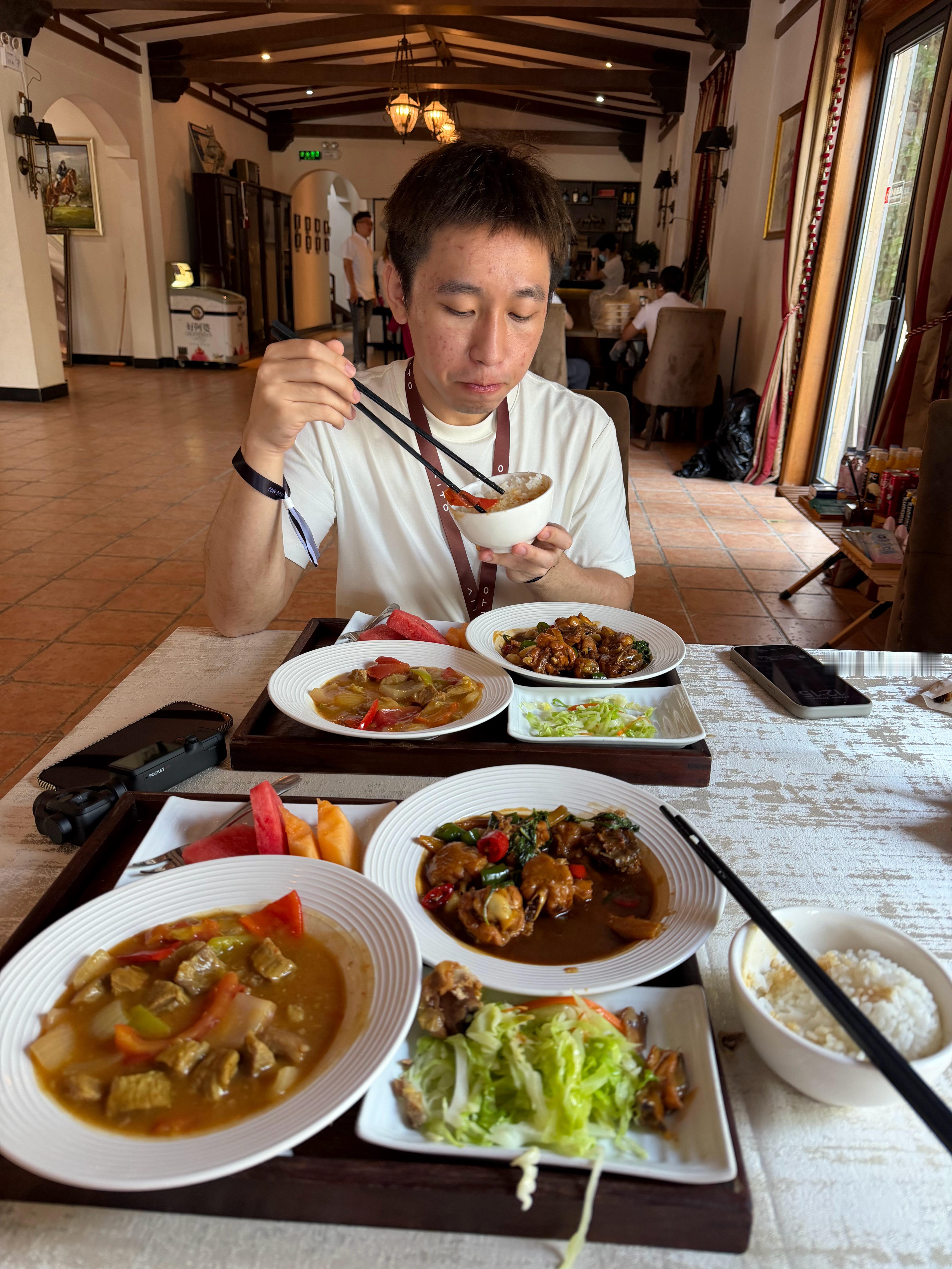工作餐这个三杯鸡真好吃
