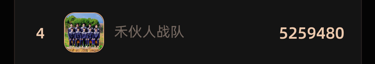 靠，从第八被干到第四