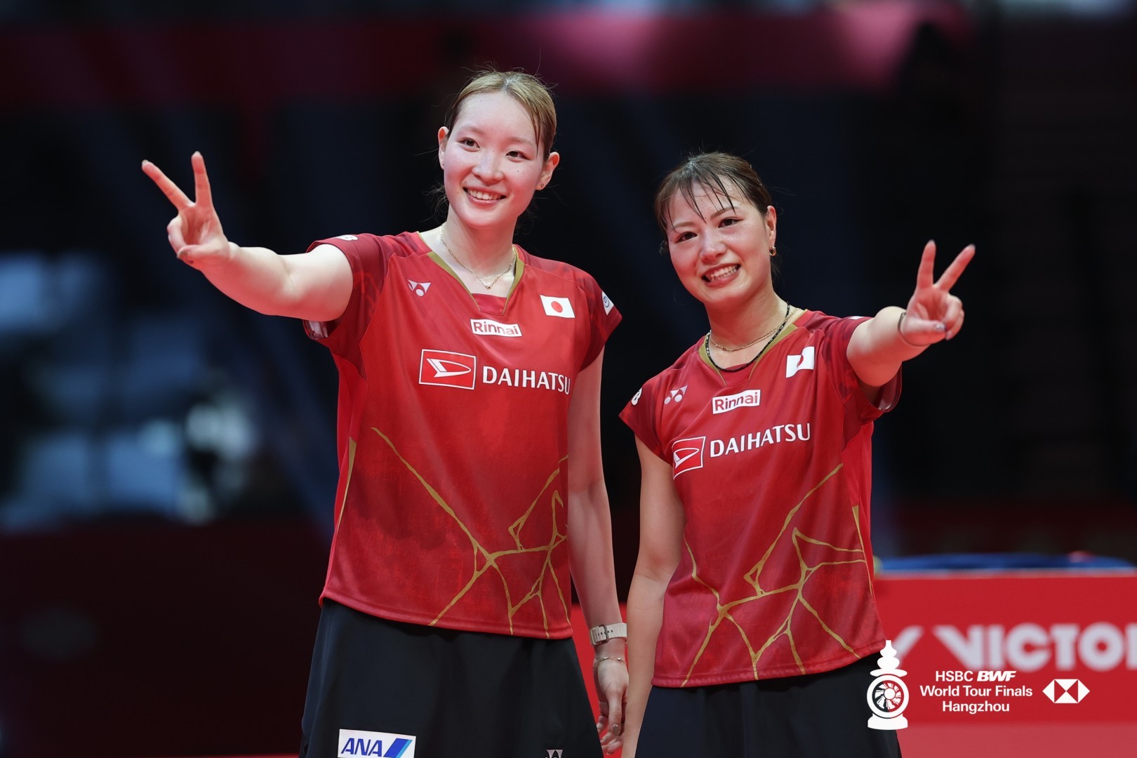 福岛由纪/松本麻佑🇯🇵 21-17、21-8 🇲🇾王馨渝/陈韦妏下轮：福