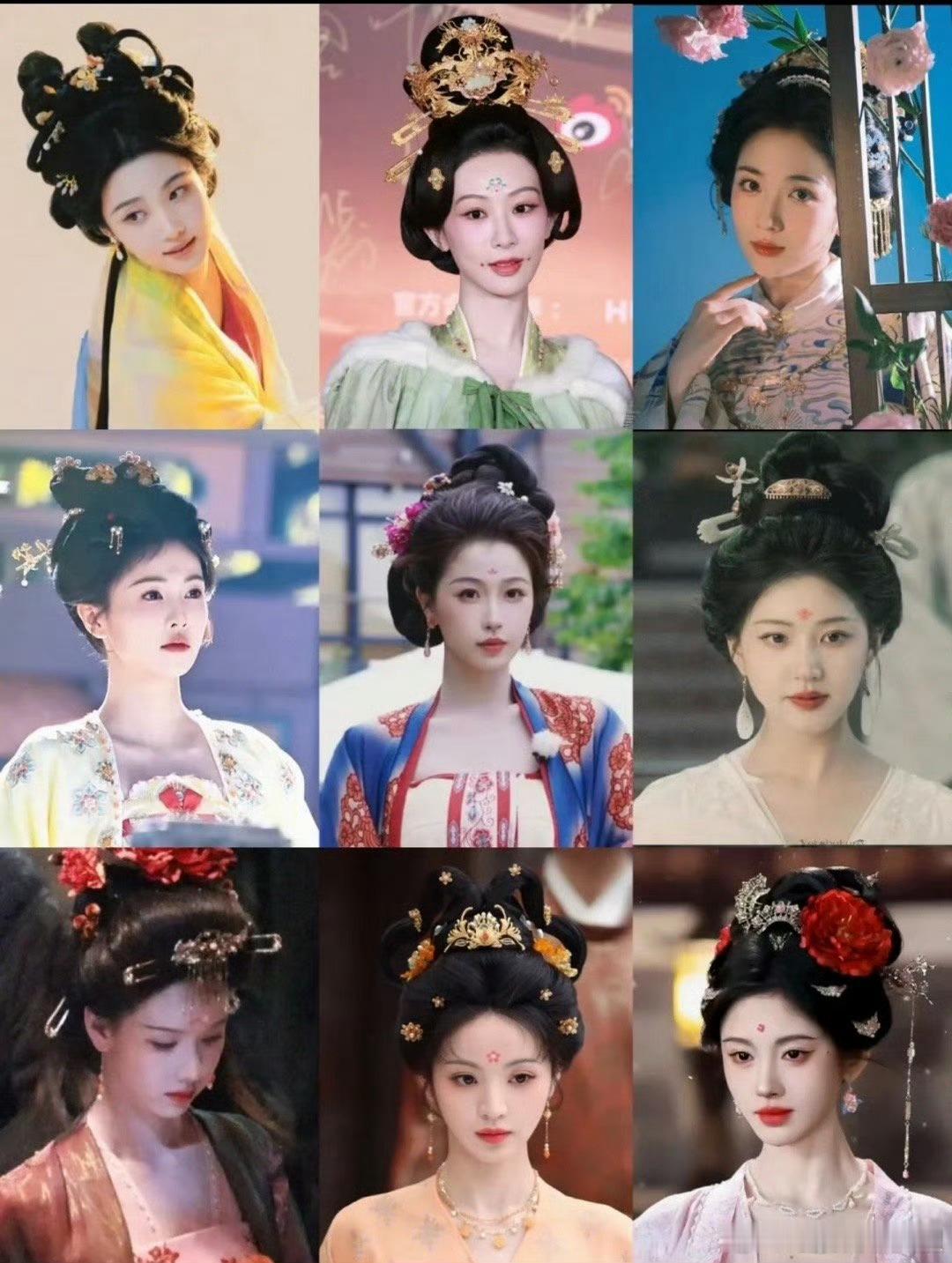 女明星的大头汉服造型 ​​​