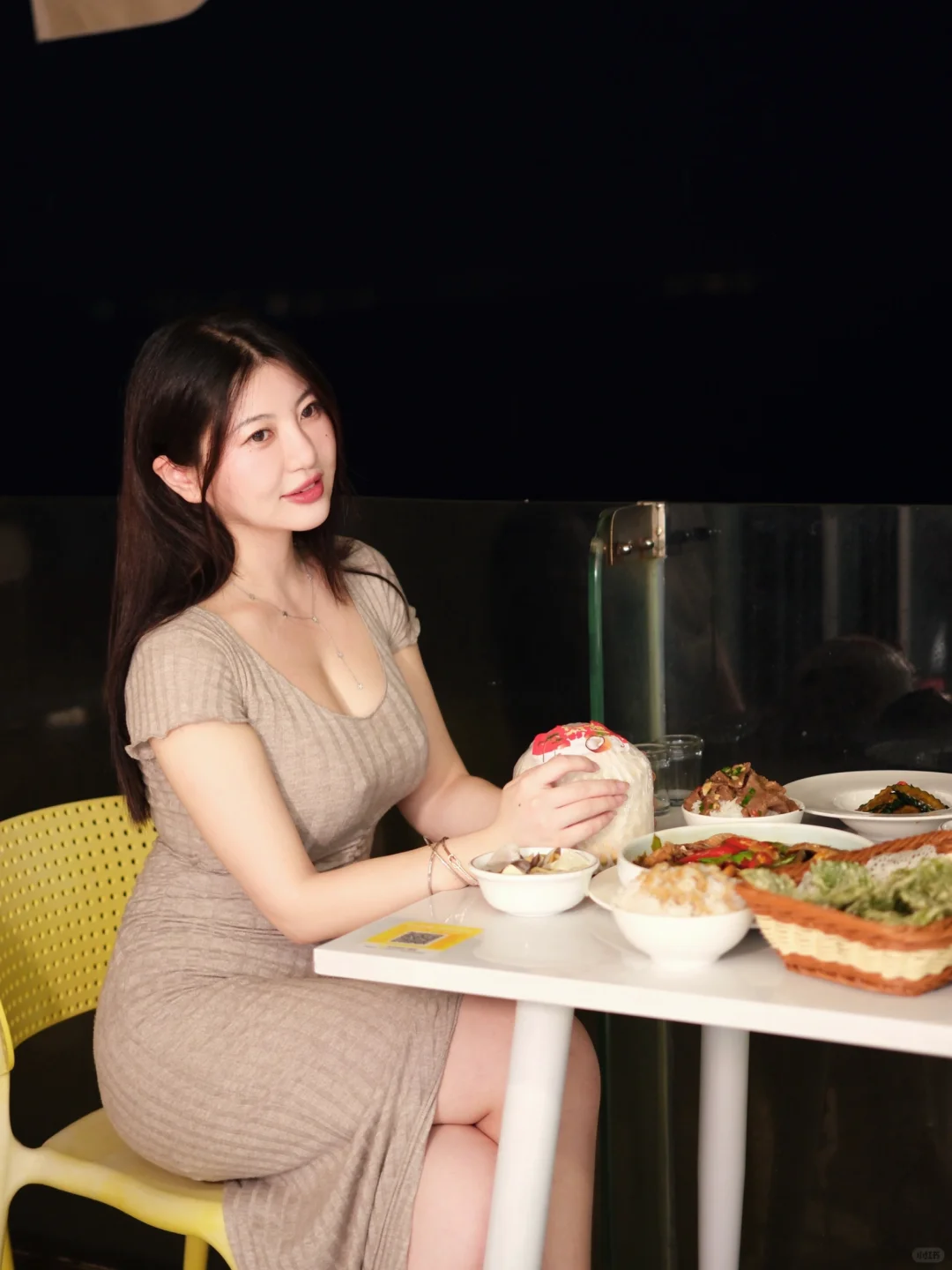 所以我们什么时候去海边晚餐，真的好浪漫💕