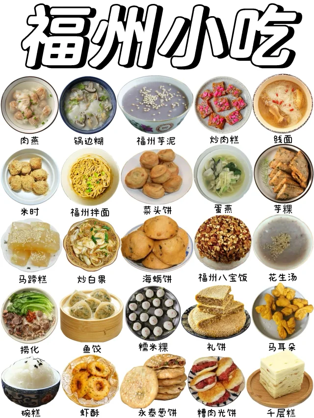 不容错过的福州小吃有哪些❓