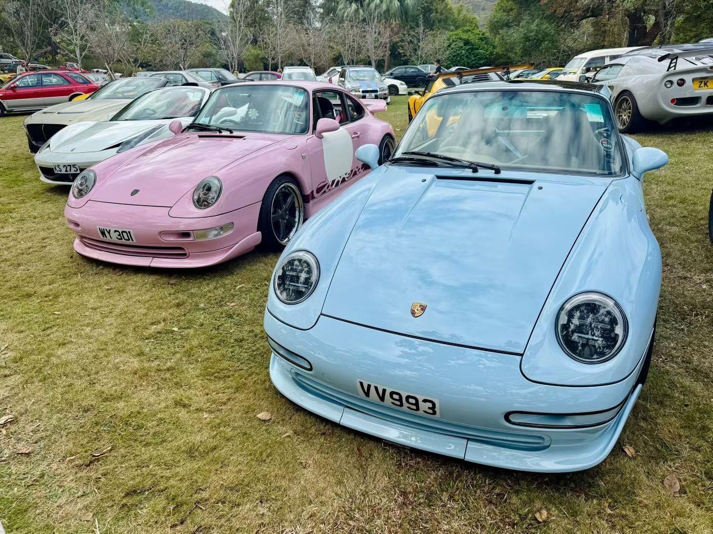 开心一个关于车，关于好车的上午一年一度的HK珍藏车年会氛围真好～ 香港·香港赛马