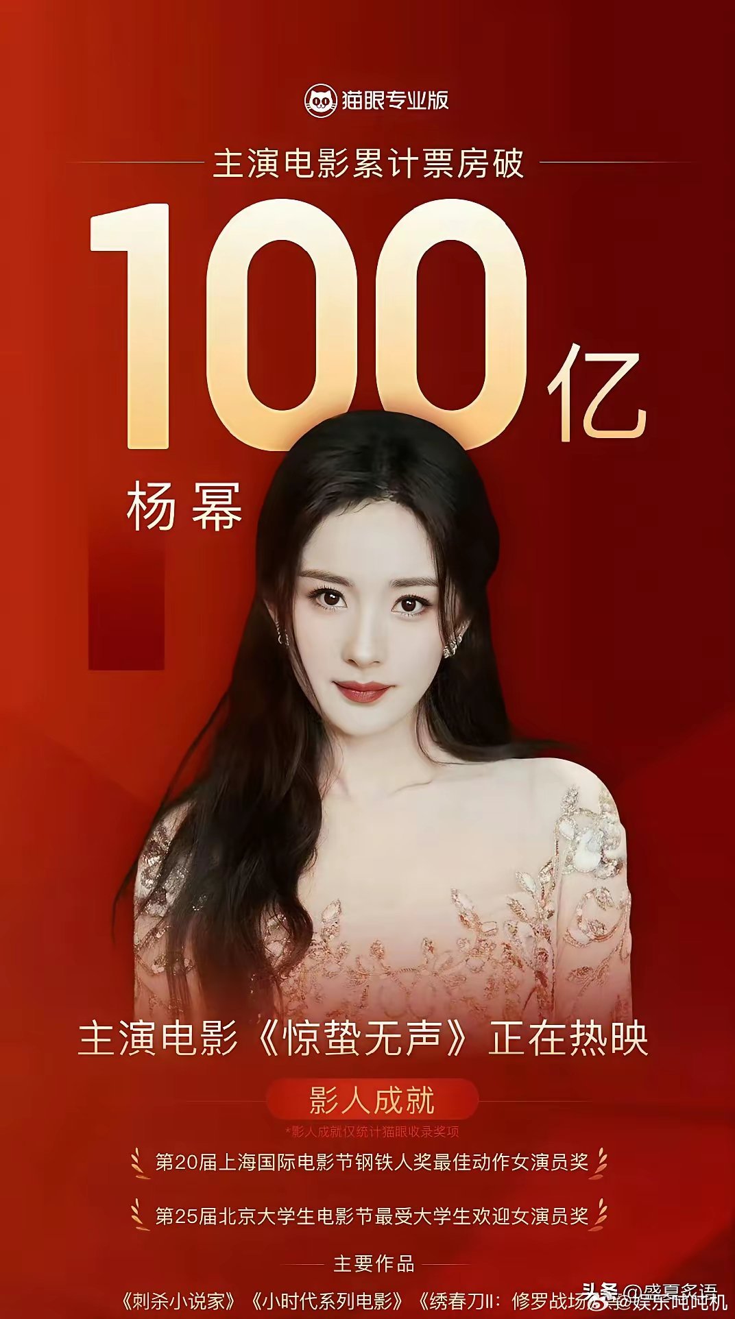 杨幂，传来大好消息！3月2日，娱乐圈一整天都静悄悄的，没想到傍晚时分，杨幂突然传