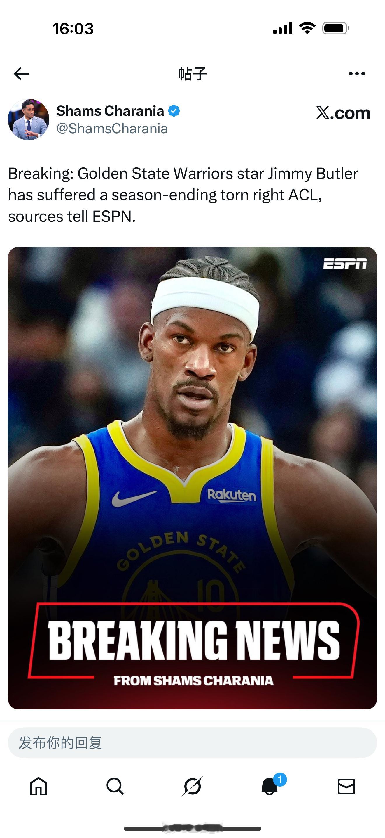 这个岁数遭遇大伤，真的很艰难了。祝福吉米。 