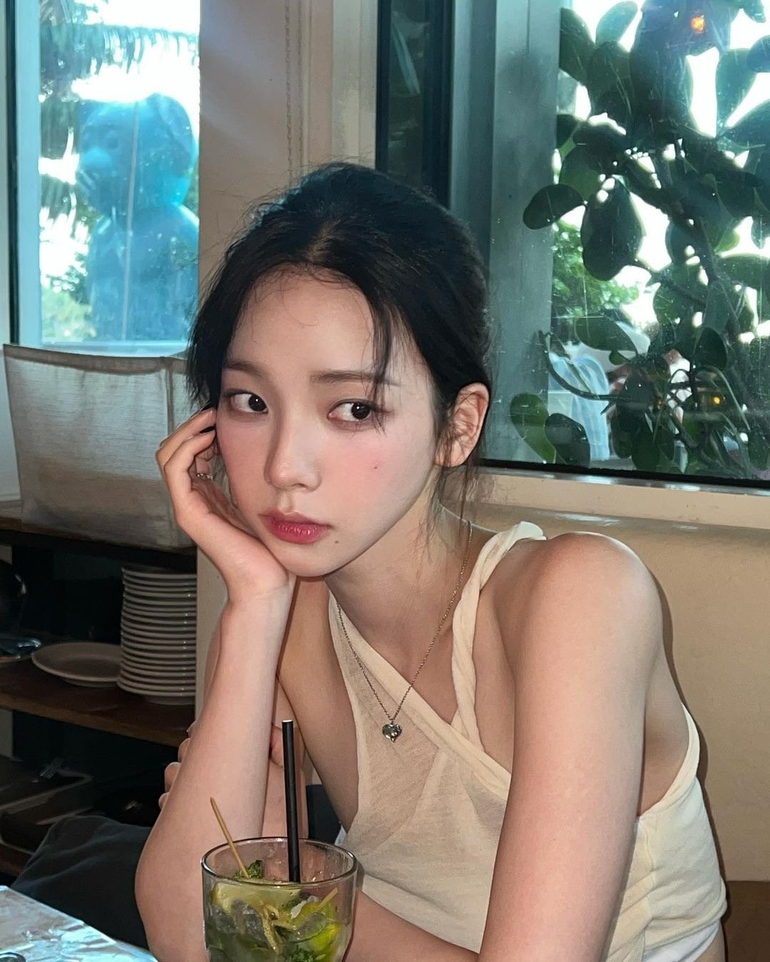 #柳智敏[超话]#｜#柳智敏# 【主页】64们晚安💤 睡前来做👇🏻