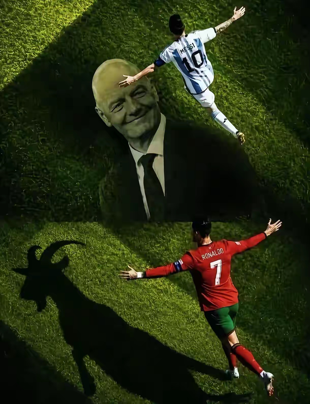 C罗VS梅西，GOAT🐐 