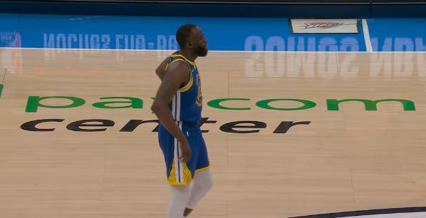 勇士老将追梦格林真是遇强则强！在今天勇士客场以97：104不敌雷霆的赛后采访中，