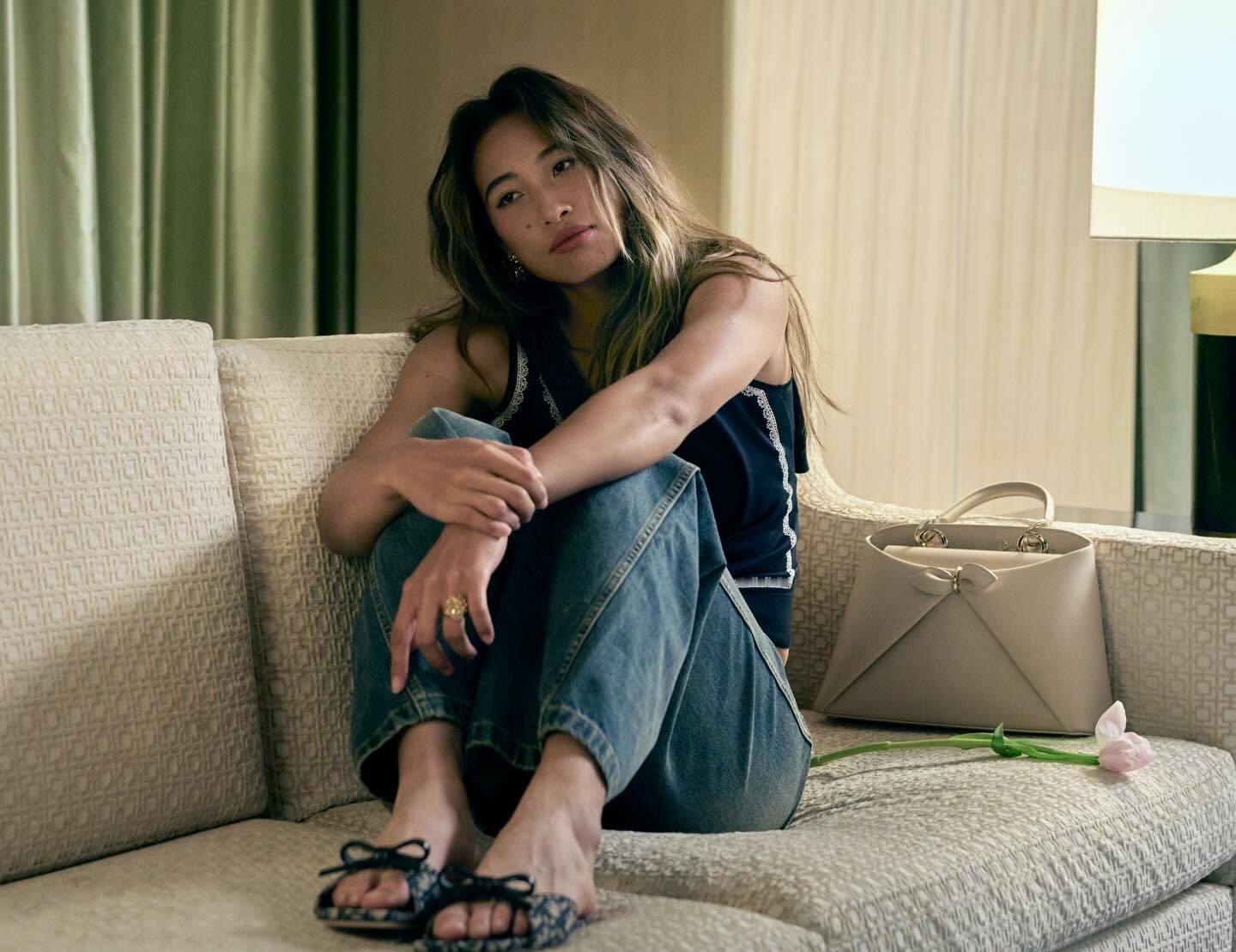 郑钦文 ｜ DIOR 一组新片 ！全球品牌大使时髦上线  ～  