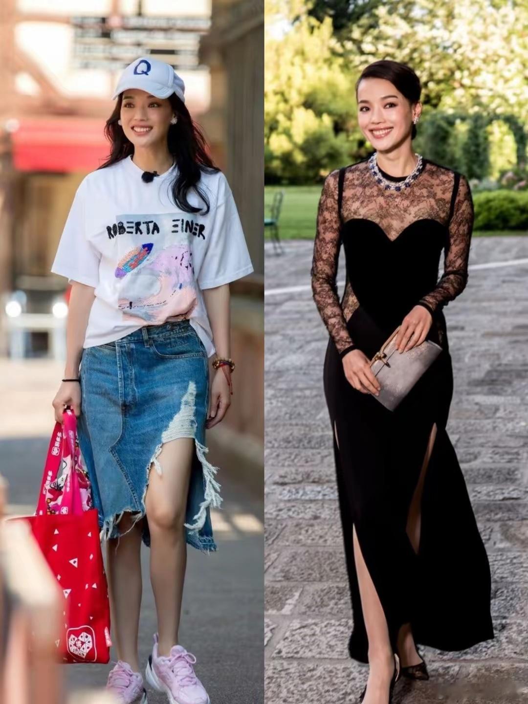 舒淇才是“熟女”穿搭天花板，松弛又显贵的穿搭look，照搬就对了 ​​​