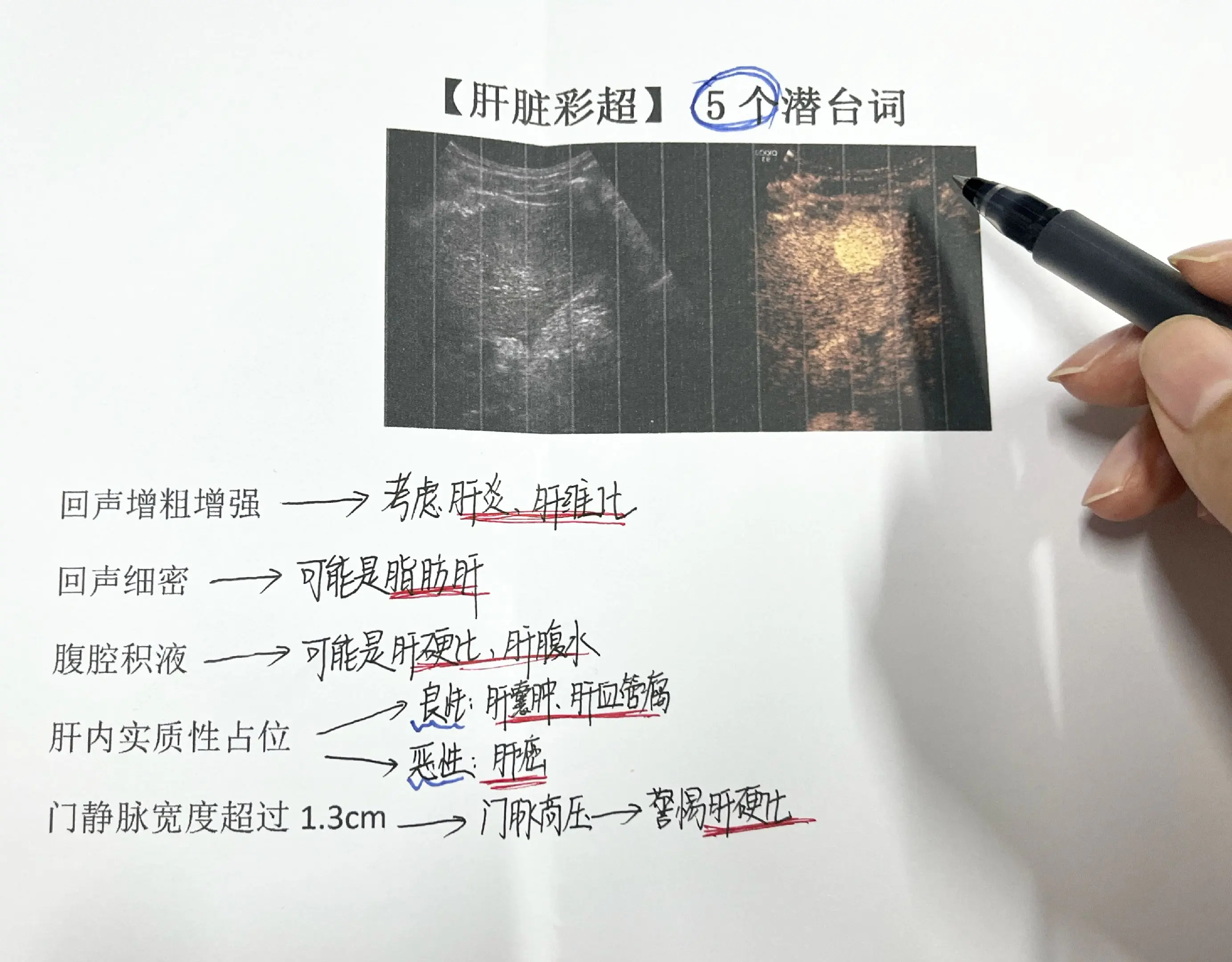 健康科普 肝脏彩超 检查报告怎么看 肝病 肝脏健康