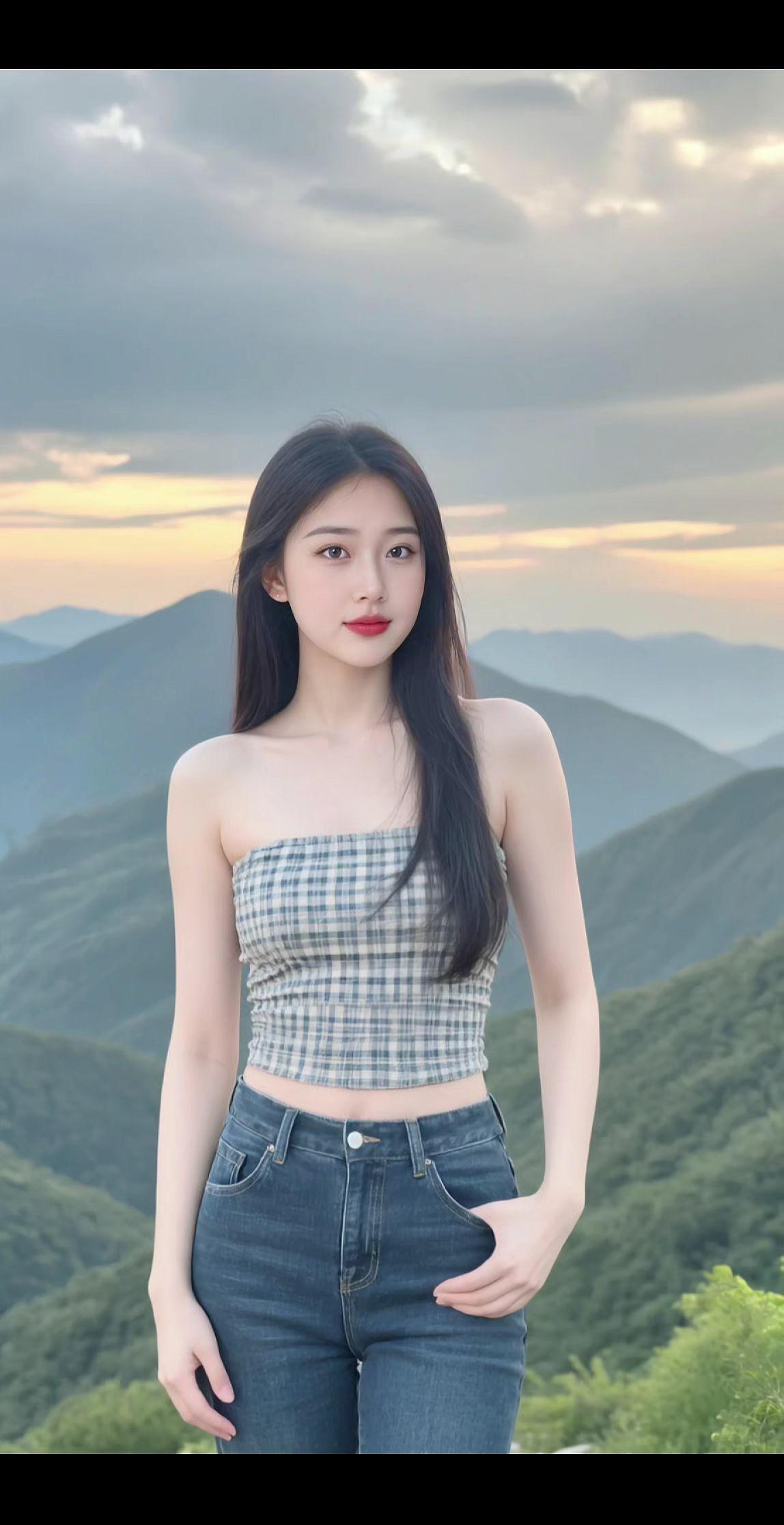 清纯甜美 简约穿搭 清纯美女 是你喜欢的类型