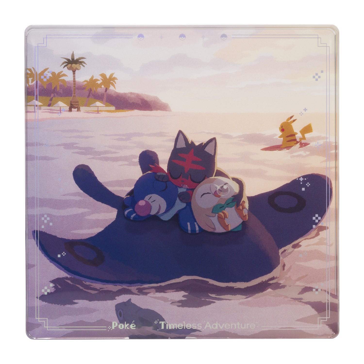 以精选主题「睡眠」为灵感的插画周边「Pokémon Timeless Adven