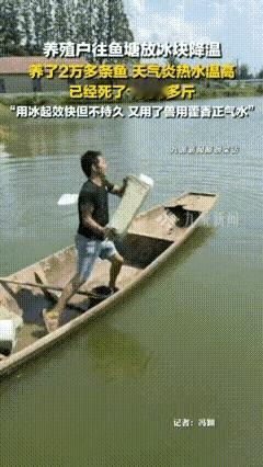 多读书真的有用！
不信你看给鱼塘放冰块的大哥，
不仅浪费1000多块冰块，而且还