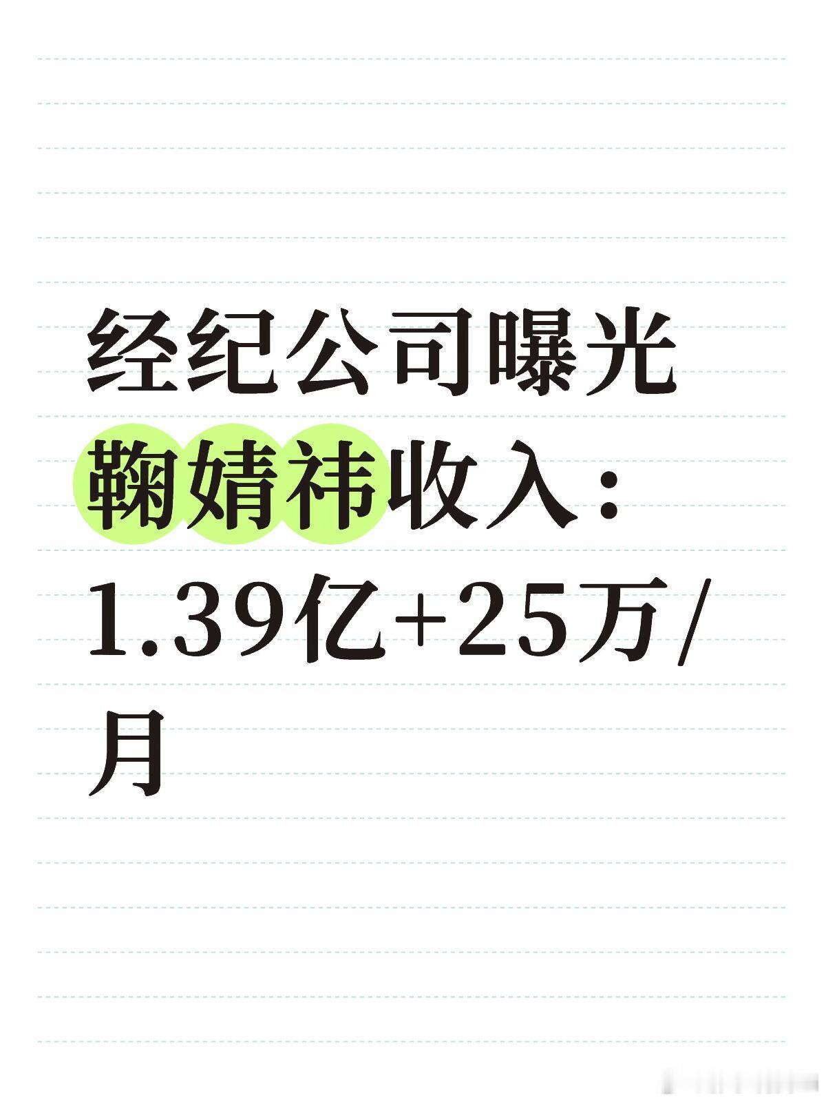 鞠婧祎每月25万元固定工资 12月16日丝芭传媒和鞠婧祎算是彻底撕破脸了。丝芭传
