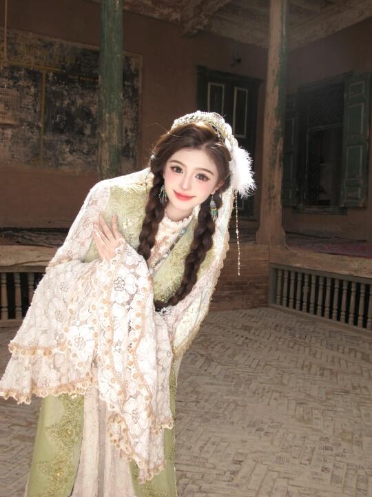谁还没被她美晕~维吾尔族公主🧚‍♀️