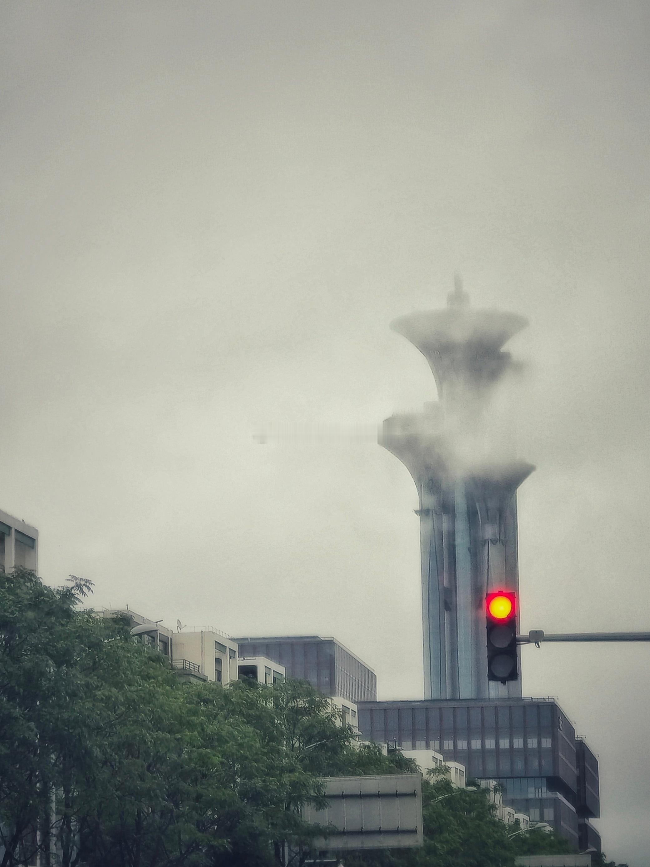 #北京暴雨#此时的五环塔  ​​​