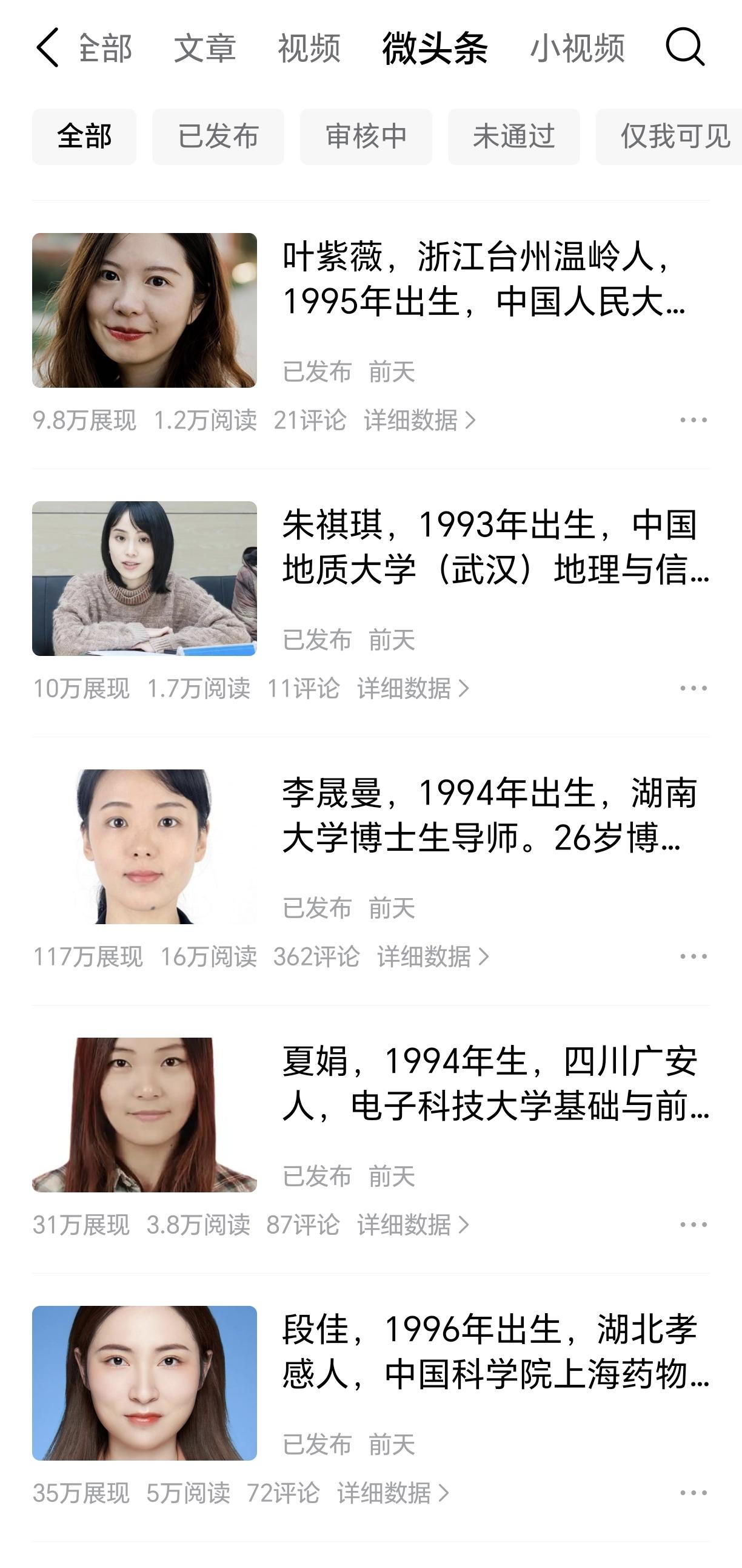 微头条如何选题才有流量？我用自己的真实数据亲测！美女+军人，永远是顶流
 
玩微