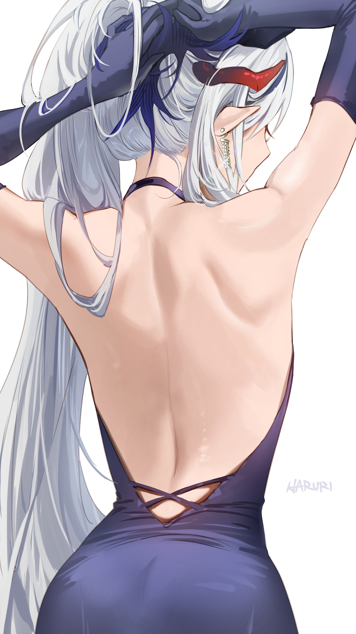 露背装Twitter：HARURI52（HARURI） ​​​