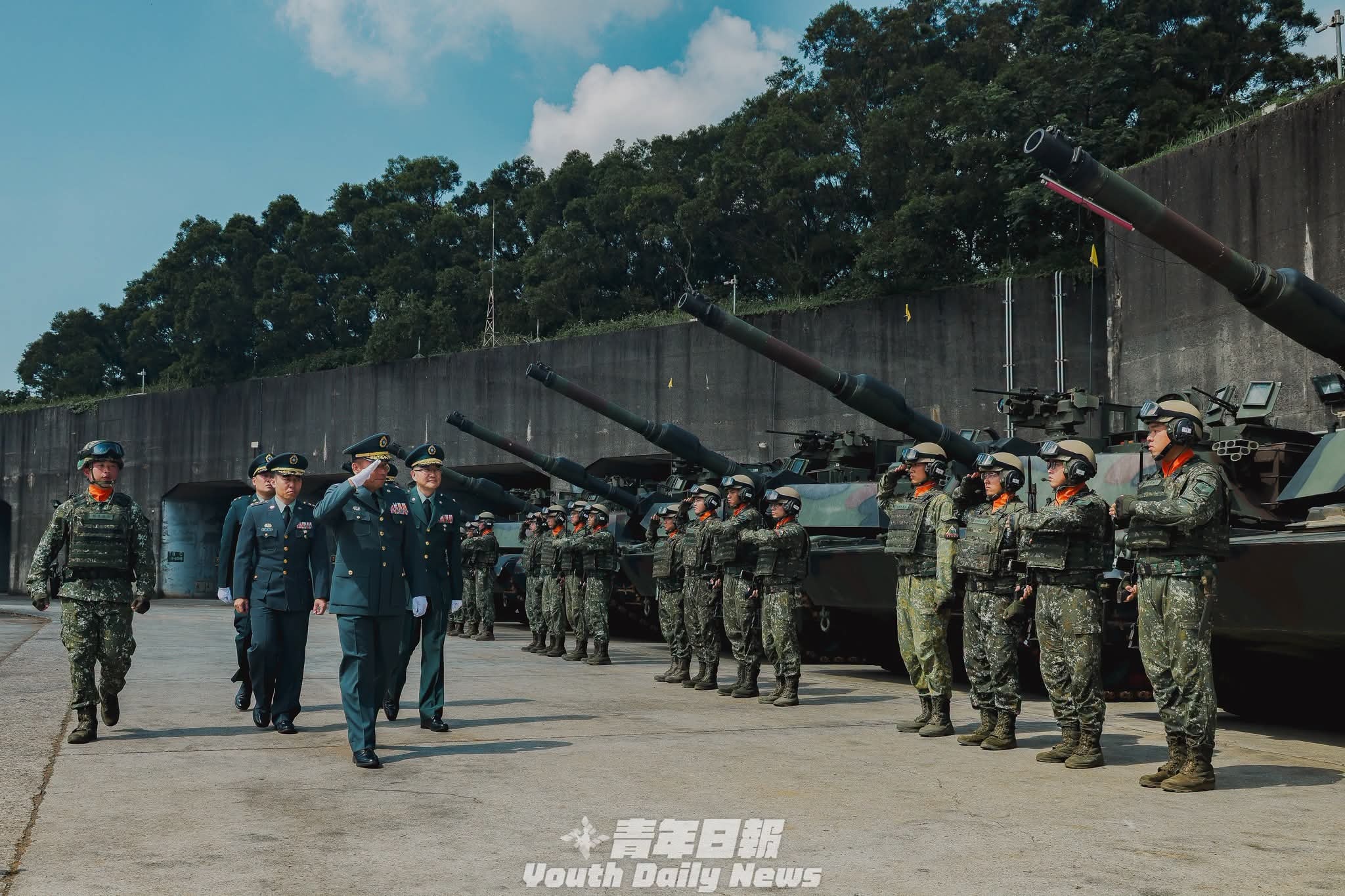 飞扬军事 台匪陸軍聯兵第269旅第3營戰車連換裝M1A2T艾布兰戰車 