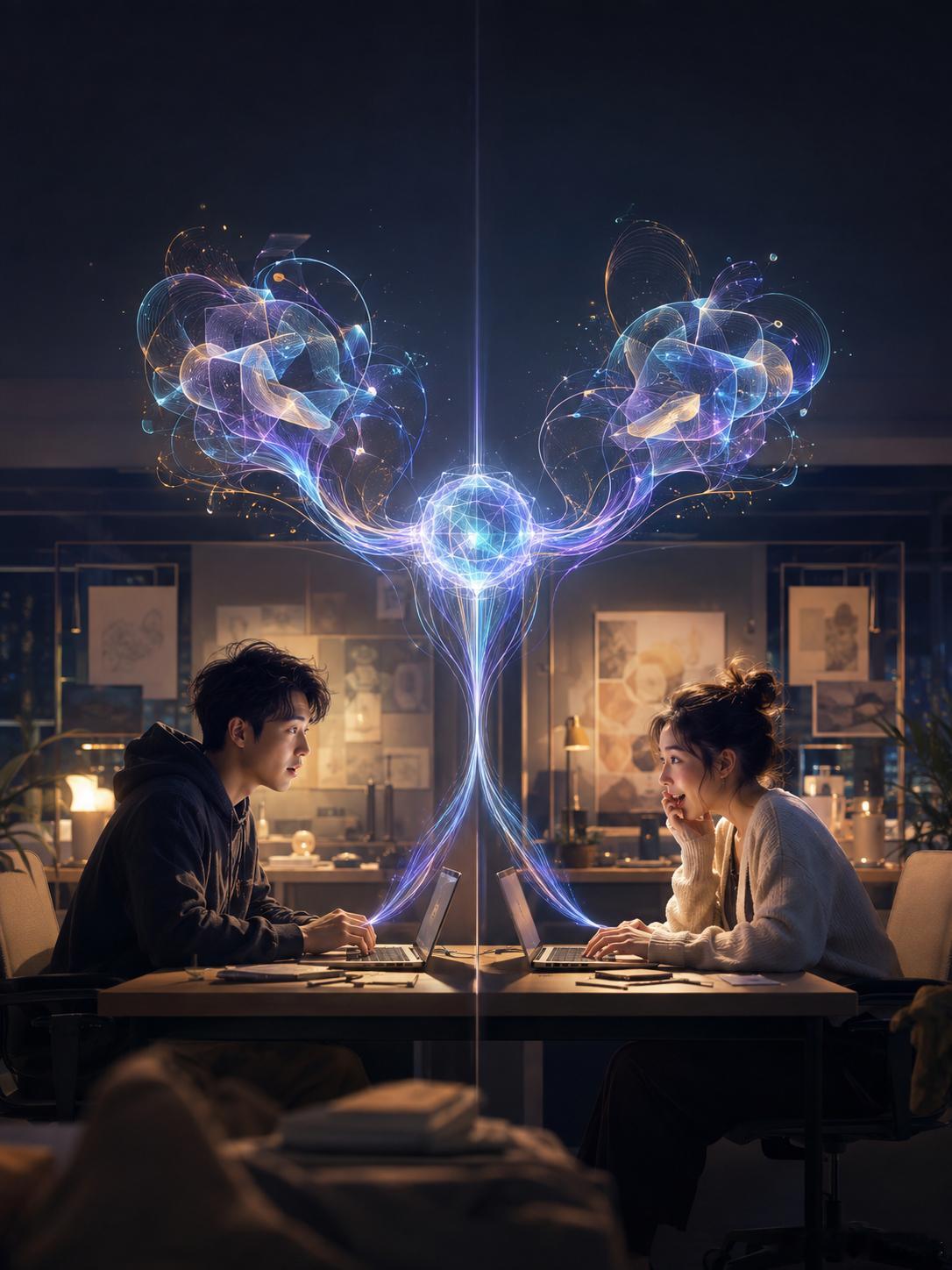 用了同一个AI难怪这么默契朋友发来一段文案，我看了三秒：这熟悉的语气、整齐的小标