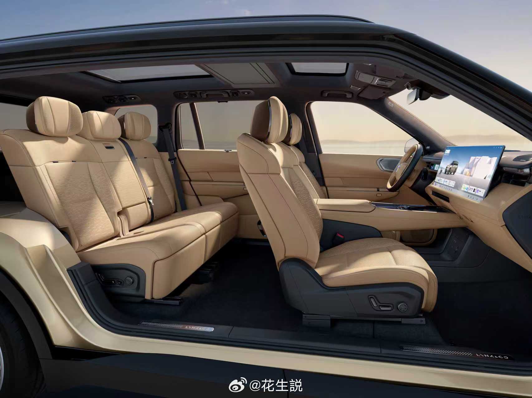 大5座的领克900它来了！作为同级最大五座混动SUV，去掉第三排座位后，给第二排