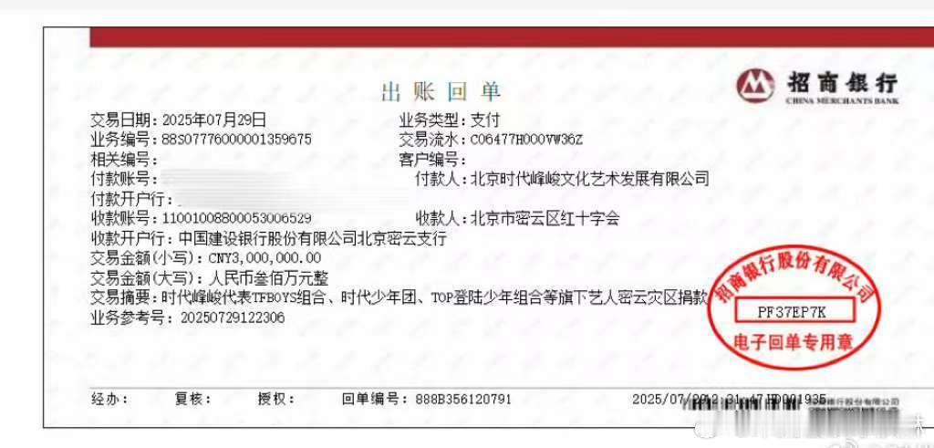 TFBOYS捐款驰援北京看看 ​​​