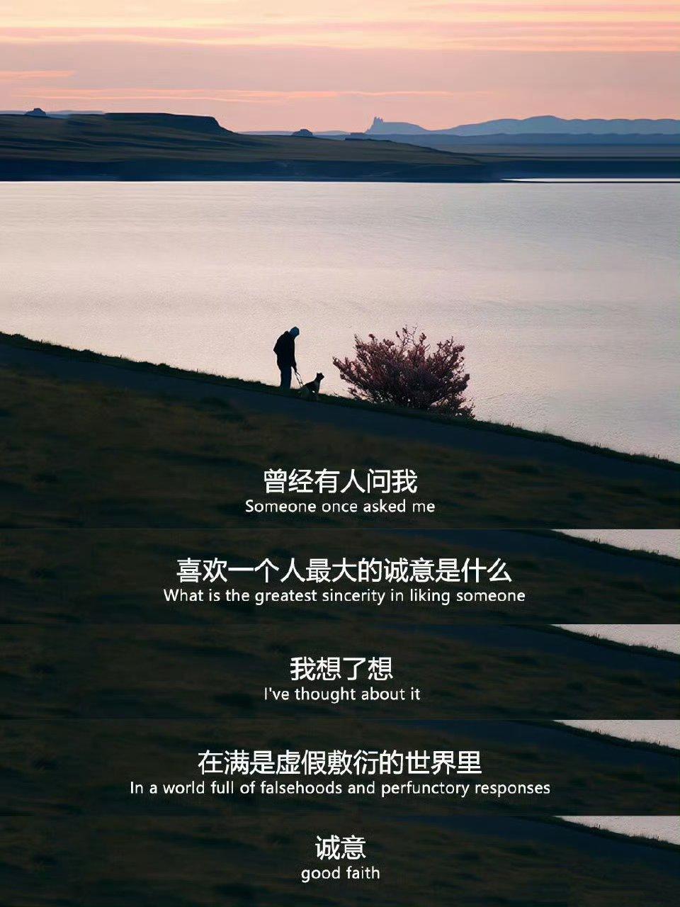 喜欢一个人最大的诚意是什么？ 
