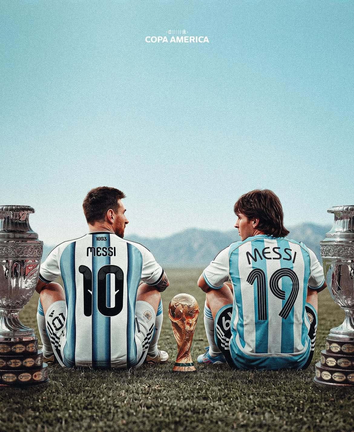 美洲杯＆南美足联官方:你赢得了一切，孩子。🏆🇦🇷 ​​​