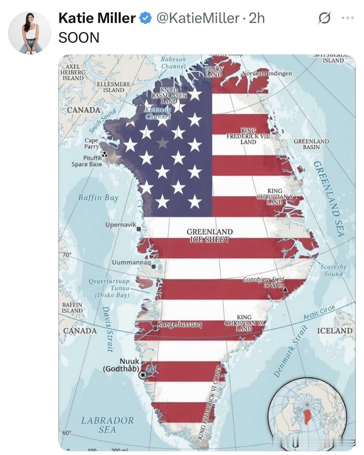 特朗普说，委内瑞拉的“领土”事关国家安全，他之前对格陵兰岛也说过同样的话。今天，