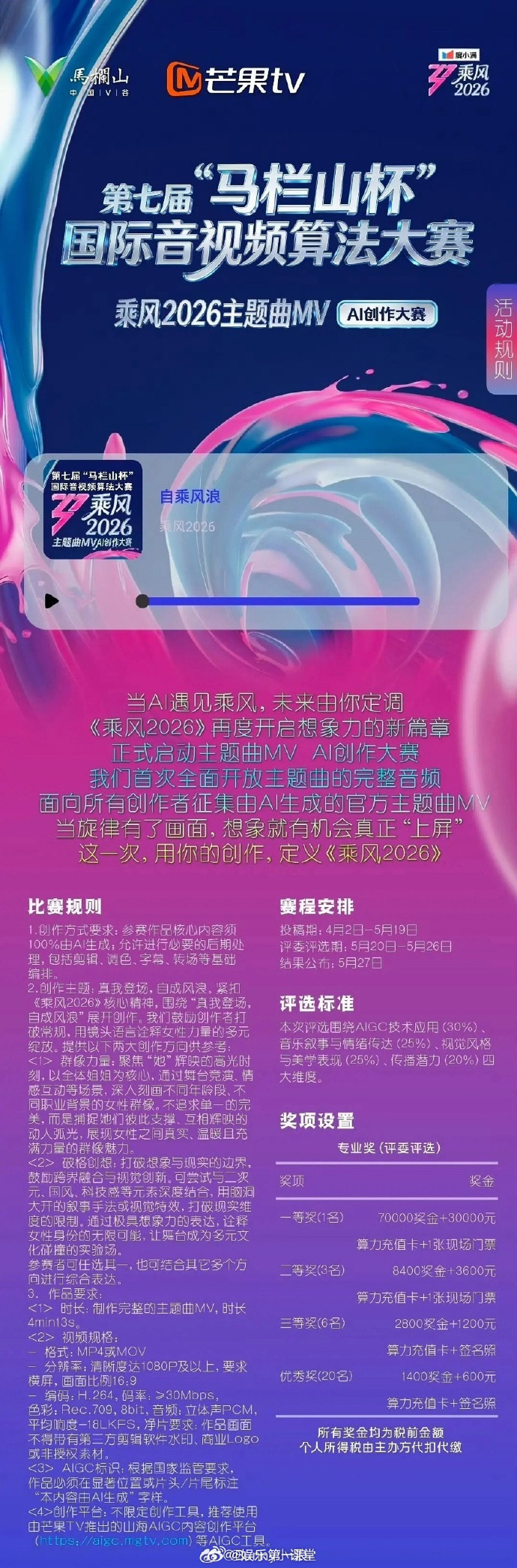 浪姐主题曲MV由AI生成浪姐主题曲MAai生成 浪姐主题曲MA征集ai创作，你怎