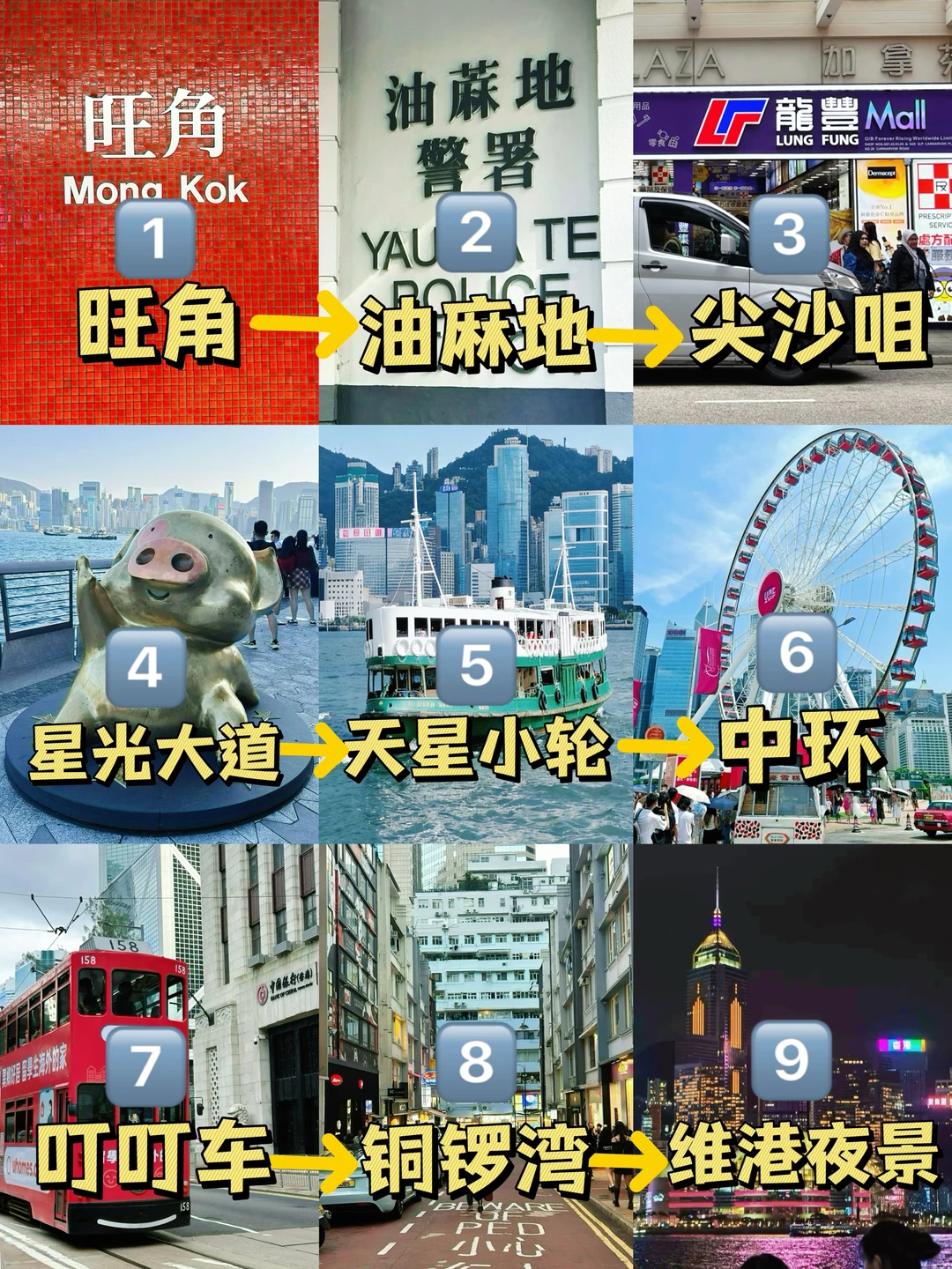 跟着现男友‼️打卡香港同款Citywalk路线攻略