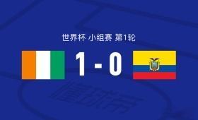 世界杯小组赛首轮，科特迪瓦以1-0战胜厄瓜多尔。数据显示，厄瓜多尔在本场比赛中生