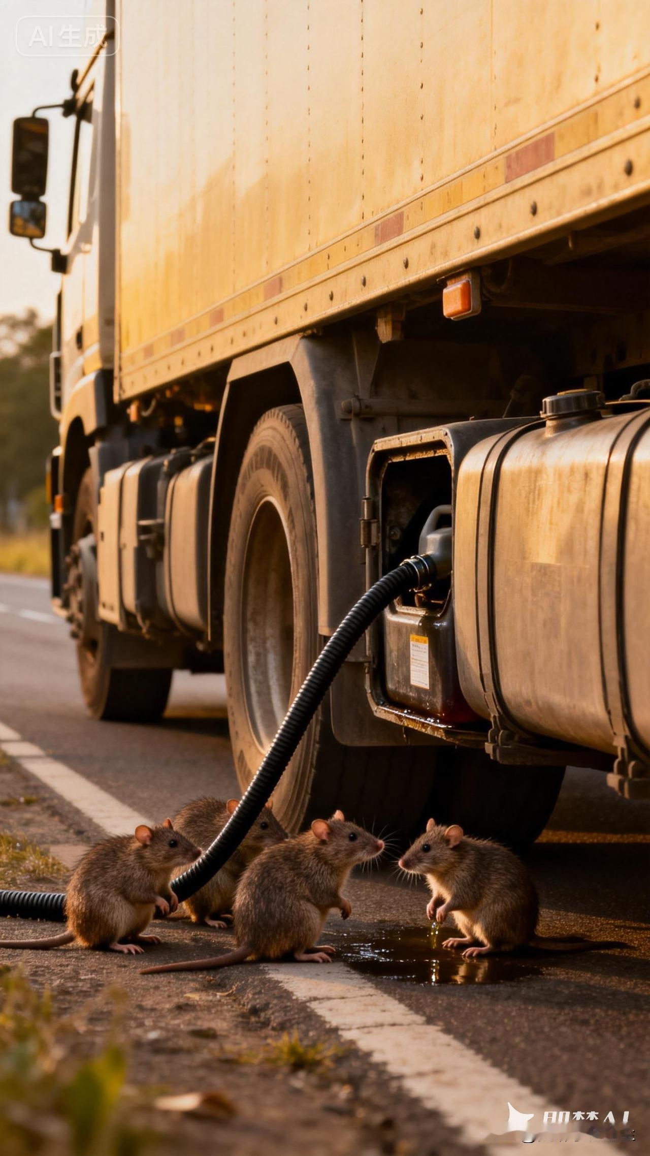 几千公里路途颠簸，大货车司机没喊过一声累。但当他们停车休息，一箱辛苦挣来的柴油被