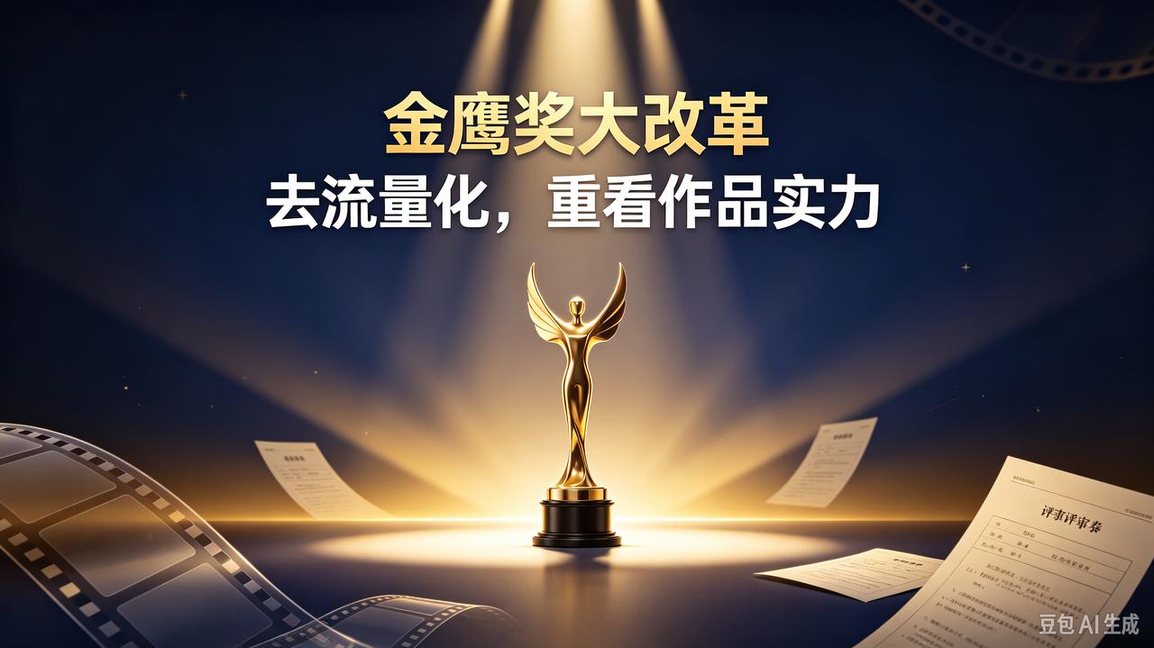 告别流量乱象！金鹰奖大刀阔斧改革，努力摆脱“水鹰”争议
 
明眼人都能看得出来了