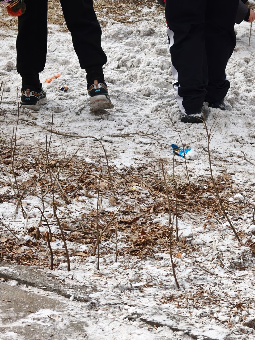 小时候到了冬天，尤其是寒假的时候，经常在外面玩一整天：堆雪，挖冰窟窿，放炮。。。