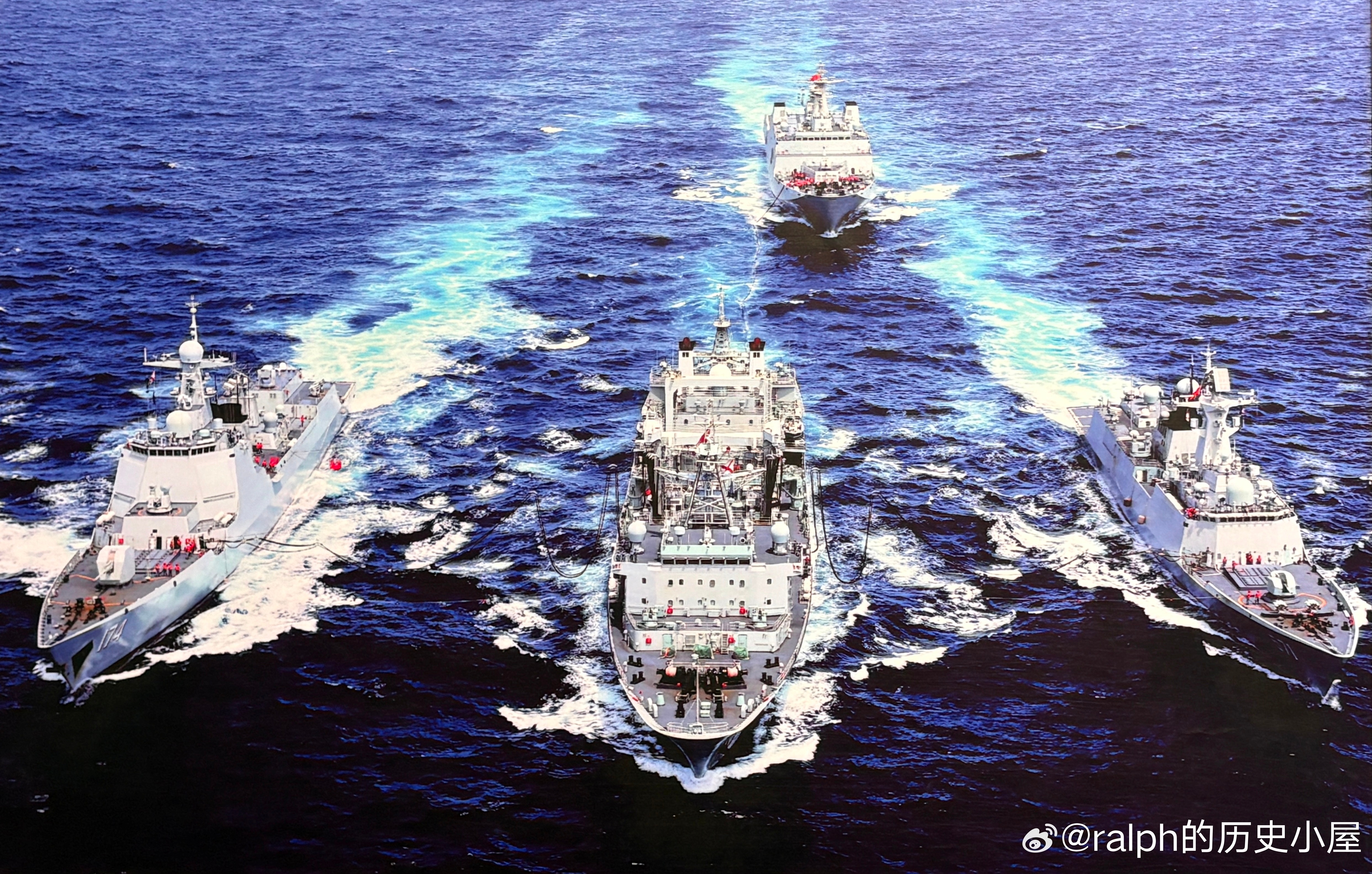 2019年南部战区海军远海联合训练编队组织实战背景下的海上补给军事历史全触达